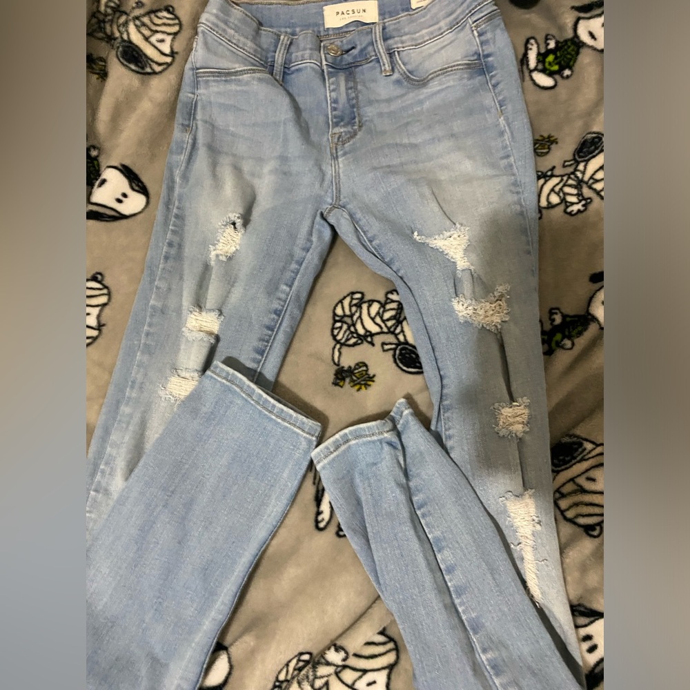 Pacsun jeggings size 25 so pretty sure a size 2